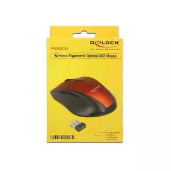 DeLOCK 12493 RF Bezvadu optiskā pele 1600 DPI