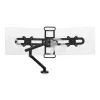 BakkerElkhuizen BE Universal Crossbar, 8 kg, 43.2 cm (17 inch), 88.9 cm (35 inch), 100 x 100 mm, augstuma regulēšana, melns