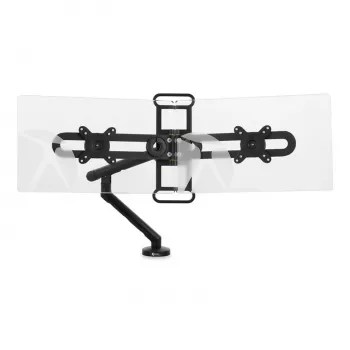 BakkerElkhuizen BE Universal Crossbar, 8 kg, 43.2 cm (17 inch), 88.9 cm (35 inch), 100 x 100 mm, augstuma regulēšana, melns
