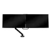 BakkerElkhuizen BE Universal Crossbar, 8 kg, 43.2 cm (17 inch), 88.9 cm (35 inch), 100 x 100 mm, augstuma regulēšana, melns