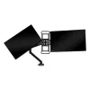 BakkerElkhuizen BE Universal Crossbar, 8 kg, 43.2 cm (17 inch), 88.9 cm (35 inch), 100 x 100 mm, augstuma regulēšana, melns