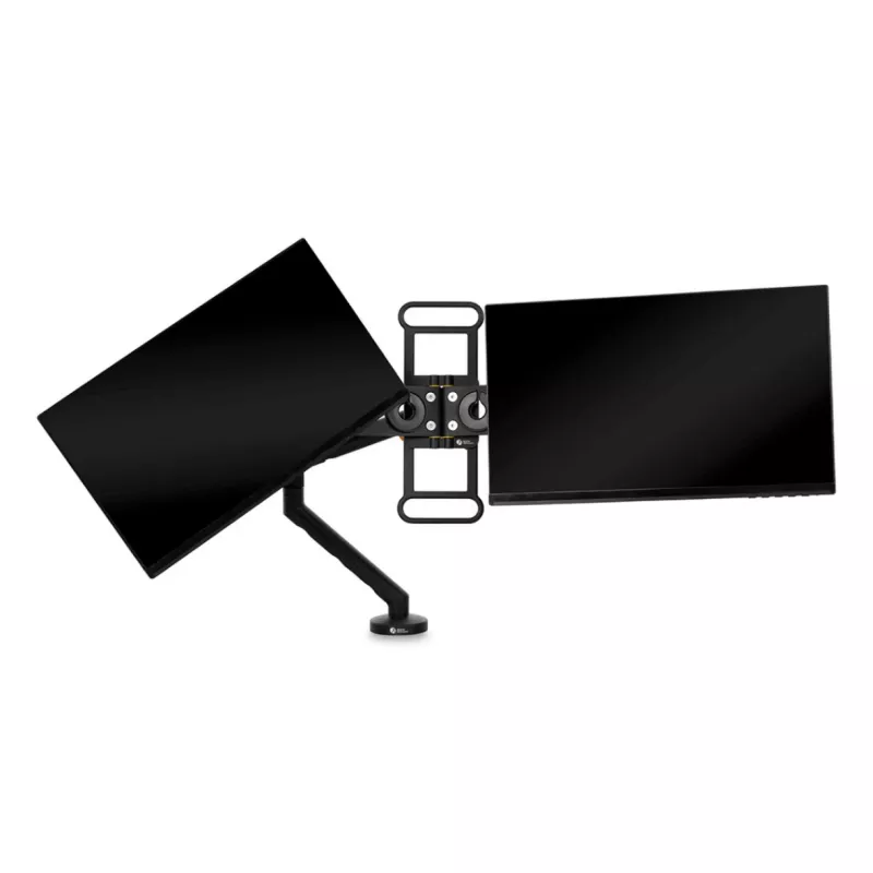 BakkerElkhuizen BE Universal Crossbar, 8 kg, 43.2 cm (17 inch), 88.9 cm (35 inch), 100 x 100 mm, augstuma regulēšana, melns