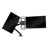 BakkerElkhuizen BE Universal Crossbar, 8 kg, 43.2 cm (17 inch), 88.9 cm (35 inch), 100 x 100 mm, augstuma regulēšana, melns