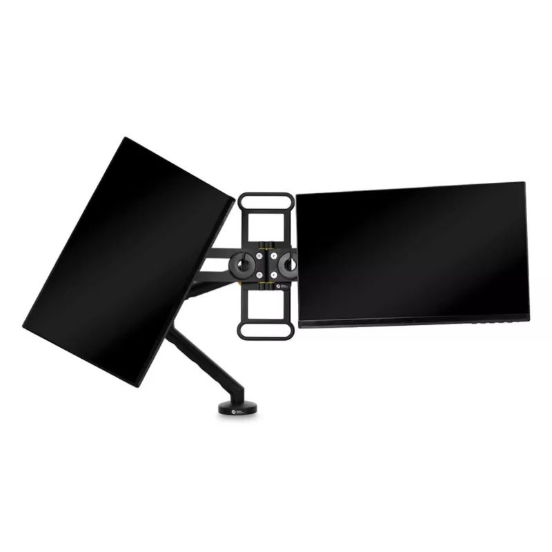 BakkerElkhuizen BE Universal Crossbar, 8 kg, 43.2 cm (17 inch), 88.9 cm (35 inch), 100 x 100 mm, augstuma regulēšana, melns