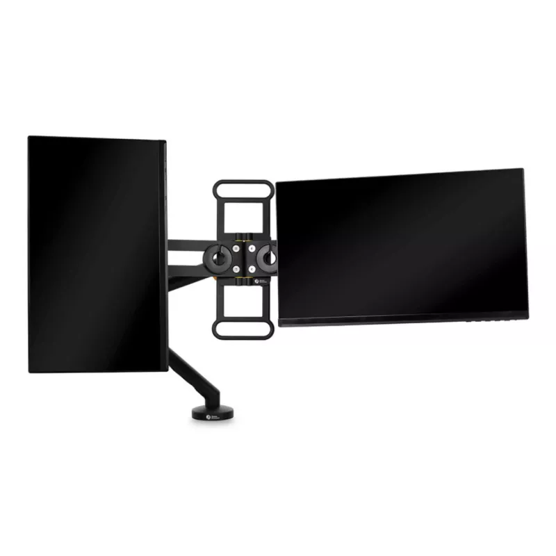 BakkerElkhuizen BE Universal Crossbar, 8 kg, 43.2 cm (17 inch), 88.9 cm (35 inch), 100 x 100 mm, augstuma regulēšana, melns