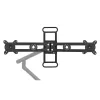 BakkerElkhuizen BE Universal Crossbar, 8 kg, 43.2 cm (17 inch), 88.9 cm (35 inch), 100 x 100 mm, augstuma regulēšana, melns