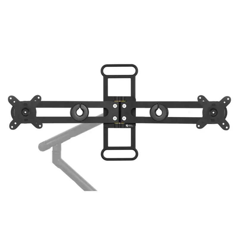 BakkerElkhuizen BE Universal Crossbar, 8 kg, 43.2 cm (17 inch), 88.9 cm (35 inch), 100 x 100 mm, augstuma regulēšana, melns