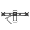 BakkerElkhuizen BE Universal Crossbar, 8 kg, 43.2 cm (17 inch), 88.9 cm (35 inch), 100 x 100 mm, augstuma regulēšana, melns