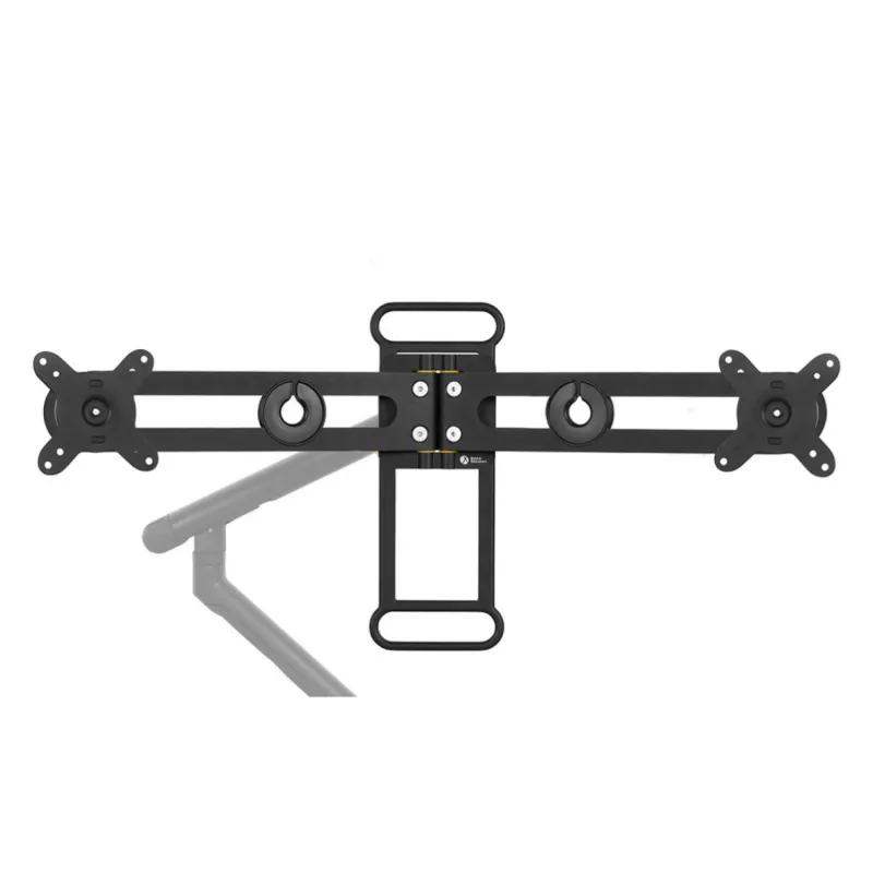BakkerElkhuizen BE Universal Crossbar, 8 kg, 43.2 cm (17 inch), 88.9 cm (35 inch), 100 x 100 mm, augstuma regulēšana, melns