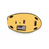 BakkerElkhuizen Handshake Mouse Left - kreilēm, vertikāla pele, optiska, RF bezvadu + Bluetooth + USB Type-C, 6400 DPI, melna, pelēka