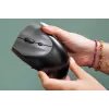 BakkerElkhuizen Handshake Mouse Left - kreilēm, vertikāla pele, optiska, RF bezvadu + Bluetooth + USB Type-C, 6400 DPI, melna, pelēka