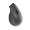 BakkerElkhuizen Grip Pro vertikālā pele, labā roka, optiskā, RF bezvadu, 2400 DPI, pelēka/melna/dzeltena