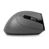 BakkerElkhuizen Grip Pro vertikālā pele, labā roka, optiskā, RF bezvadu, 2400 DPI, pelēka/melna/dzeltena