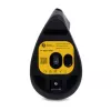 BakkerElkhuizen Grip Pro vertikālā pele, labā roka, optiskā, RF bezvadu, 2400 DPI, pelēka/melna/dzeltena