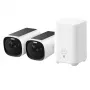 IP ložu drošības kamera Anker Eufy eufyCam E40 2-Kameru komplekts ar HomeBase S280, āra, 2688×1520 px, 130° skata leņķis, sienas stiprinājums