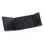 InLine 55379B salokāma Bluetooth tastatūra QWERTZ vācu melna