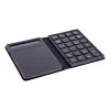 InLine 55379G Bluetooth ciparu tastatūra ar skārienpaliktni un displeju, salokāma, melna