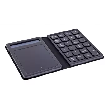InLine 55379G Bluetooth ciparu tastatūra ar skārienpaliktni un kalkulatoru, melna