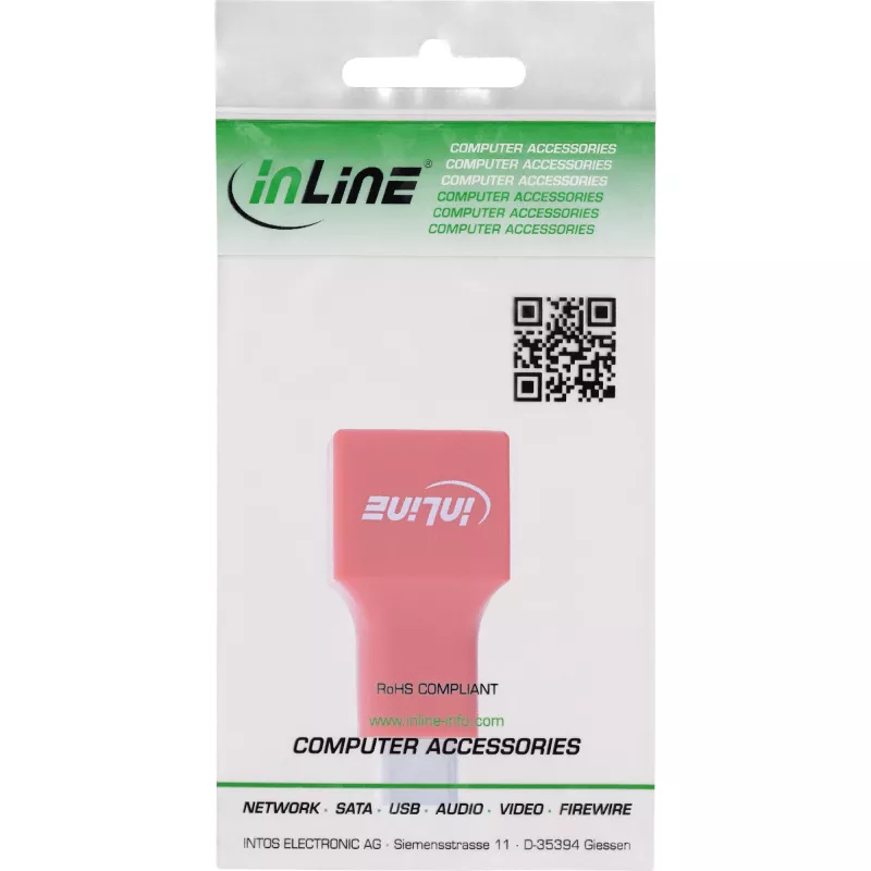 InLine 31651 USB datu bloķētājs ar USB-C spraudni un USB-A ligzdu, 5 V 1,5 A