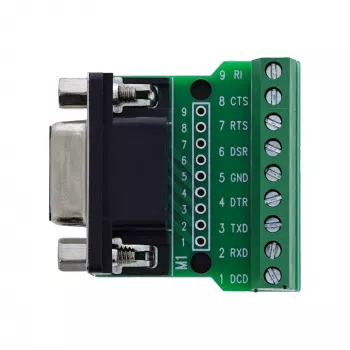 InLine 92501C savienotājs Spaiļu bloks / D-Sub 9 melns, zaļš