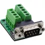 InLine 92501F savienotājs Spaiļu bloks / D-Sub 9 Melns, Zaļš