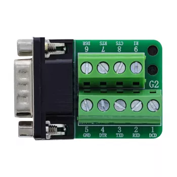InLine 92501F savienotājs Spaiļu bloks / D-Sub 9 Melns, Zaļš