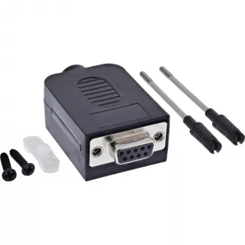 InLine 92501G D-Sub 9 spaiļu bloks, melns