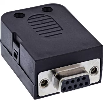 InLine 92501G D-Sub 9 spaiļu bloks, melns
