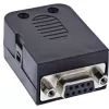 InLine 92501H D-Sub 9 savienotājs ar spaiļu bloku, melns