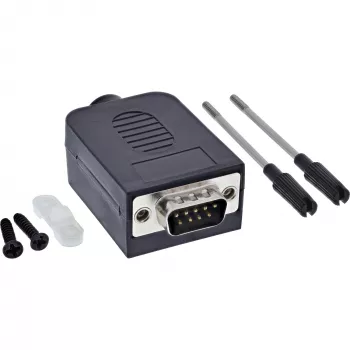 InLine 92501I vadu savienotājs, spaiļu bloks / D-Sub 9, melns