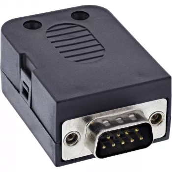 InLine 92501I vadu savienotājs, spaiļu bloks / D-Sub 9, melns