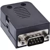 InLine 92501J D-Sub 9 savienotājs ar spaiļu bloku, melns