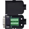 InLine 92501J D-Sub 9 savienotājs ar spaiļu bloku, melns