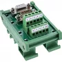 InLine 92501M spaiļu bloks / D-Sub 9, zaļš
