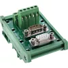 InLine 92501M spaiļu bloks / D-Sub 9, zaļš