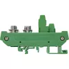 InLine 92501M spaiļu bloks / D-Sub 9, zaļš