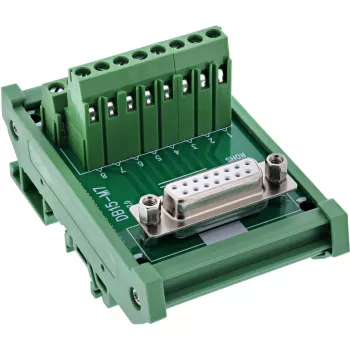InLine 92502C spailu bloks / D-Sub 15 zaļš