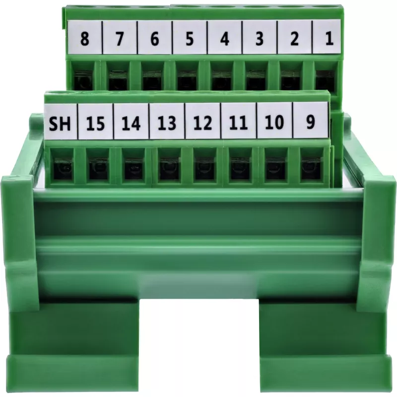 InLine 92502D D-Sub 15 spailu bloks, zaļš