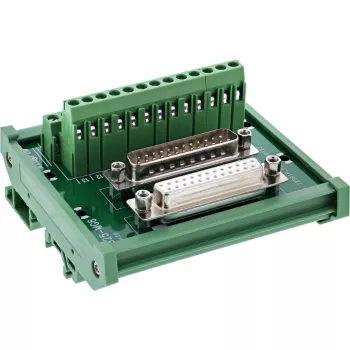 InLine 92502G D-Sub 25 spaiļu bloks ar D-Sub 25 savienotāju, zaļš