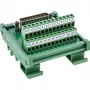 InLine 92502I D-Sub 25 spailu bloks ar savienotāju, zaļš