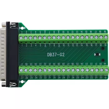 InLine 92502J spaiļu bloks / D-Sub 37 savienotājs, melns, zaļš