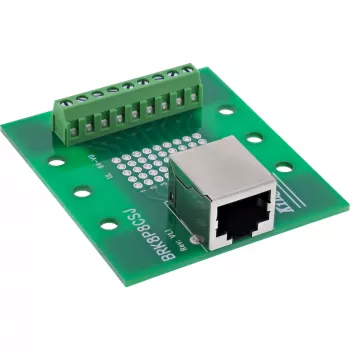 InLine 92505B RJ45 spaiļu bloks ar ligzdu DIN sliedei