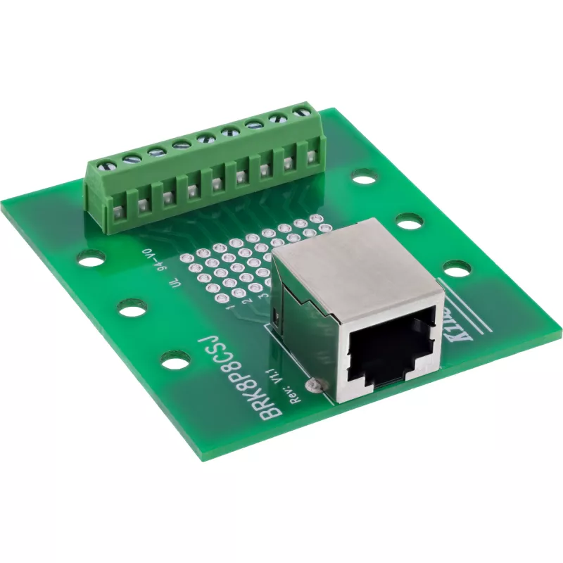 InLine 92505B RJ45 ligzdas spaiļu bloks, taisns, DIN sliedei