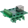 InLine 92505B RJ45 ligzdas spaiļu bloks, taisns, DIN sliedei