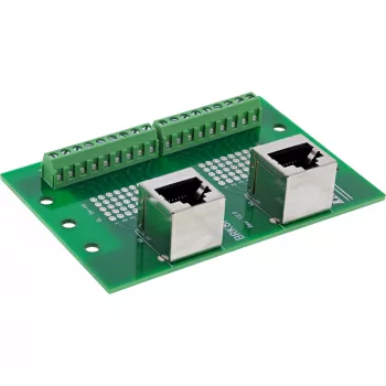 InLine 92505D vadu savienotājs 2x RJ45 8P8C / 2x spaiļu bloks 9 spailes Zaļš