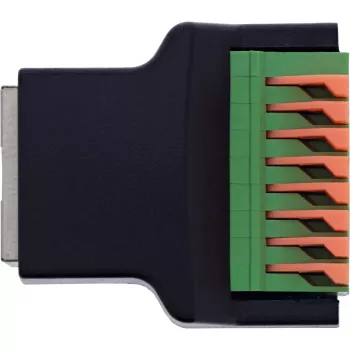 InLine 92505E RJ45 spailu savienotājs 8P8C / spaiļu bloks, 8-pin, melns