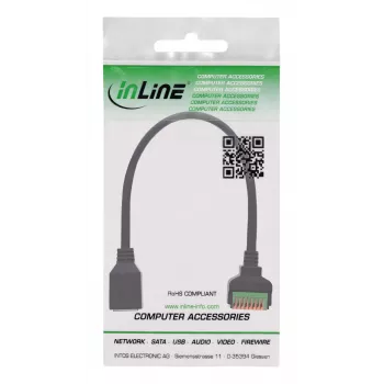 InLine 92505H RJ45 Cat.5e savienotājs ar spailēm, 8 kontakti, melns