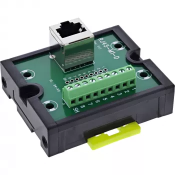 InLine 92505J RJ45 savienotājs 8P8C / spaiļu bloks, 9-pin, Melns, Zaļš