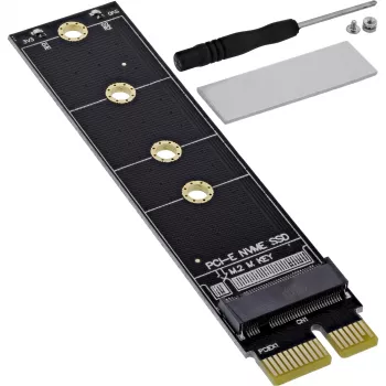Interfeisa adapteris InLine 76619H – PCIe x1 uz M.2 Key M NVMe