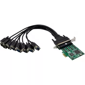 InLine 76660Z 8-portu RS-232 PCIe seriālā karte
